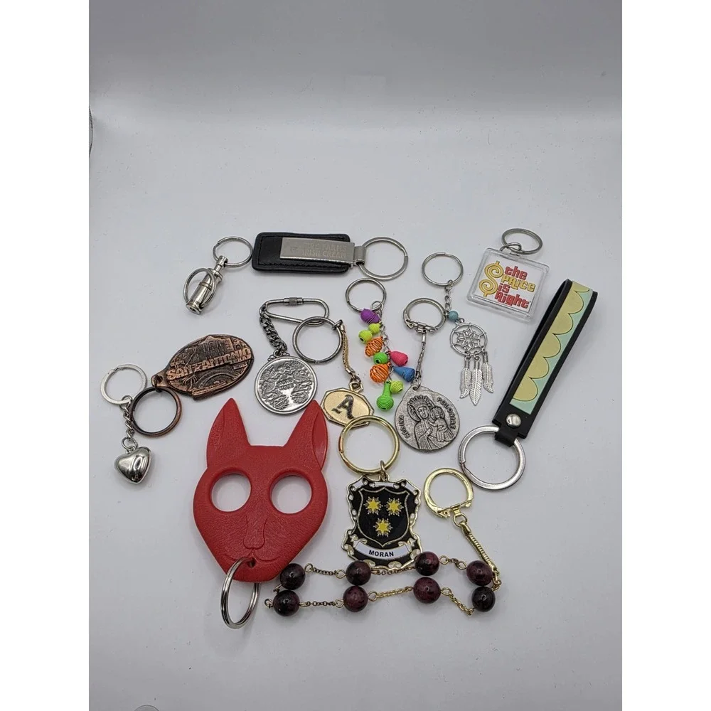 Lot Of 15 Fun Key Chains Dream Catcher, Protective